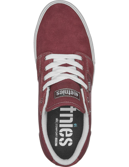 Etnies Barge LS Trainers in Maroon