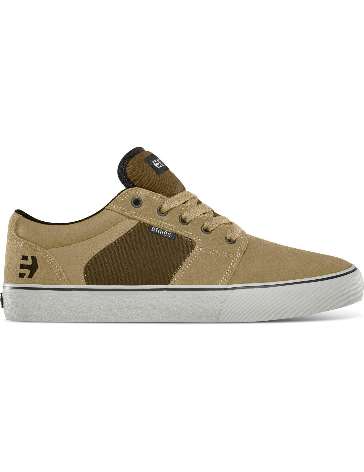 Etnies Barge LS Trainers in Tan/Brown/Orange