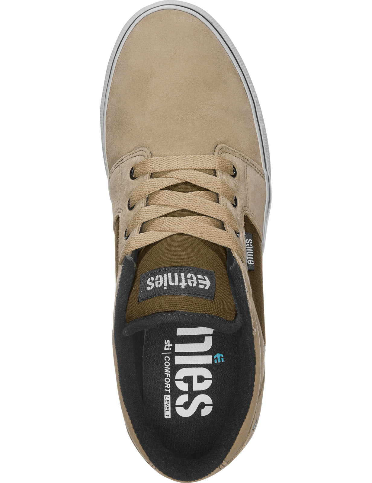 Etnies Barge LS Trainers in Tan/Brown/Orange