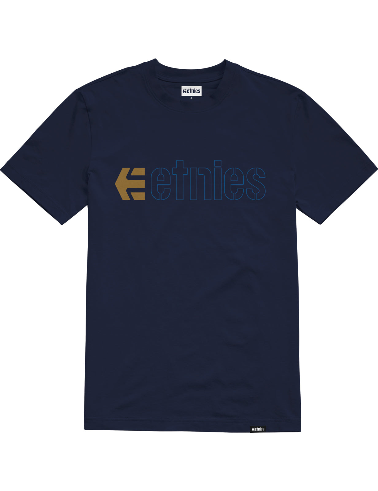 Etnies Ecorp Short Sleeve T-Shirt in Navy/Gum