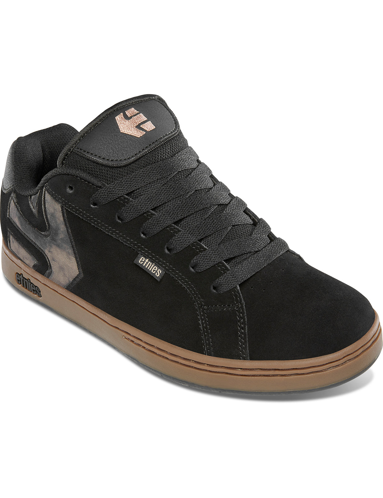 Etnies Fader Trainers in Black/Gum