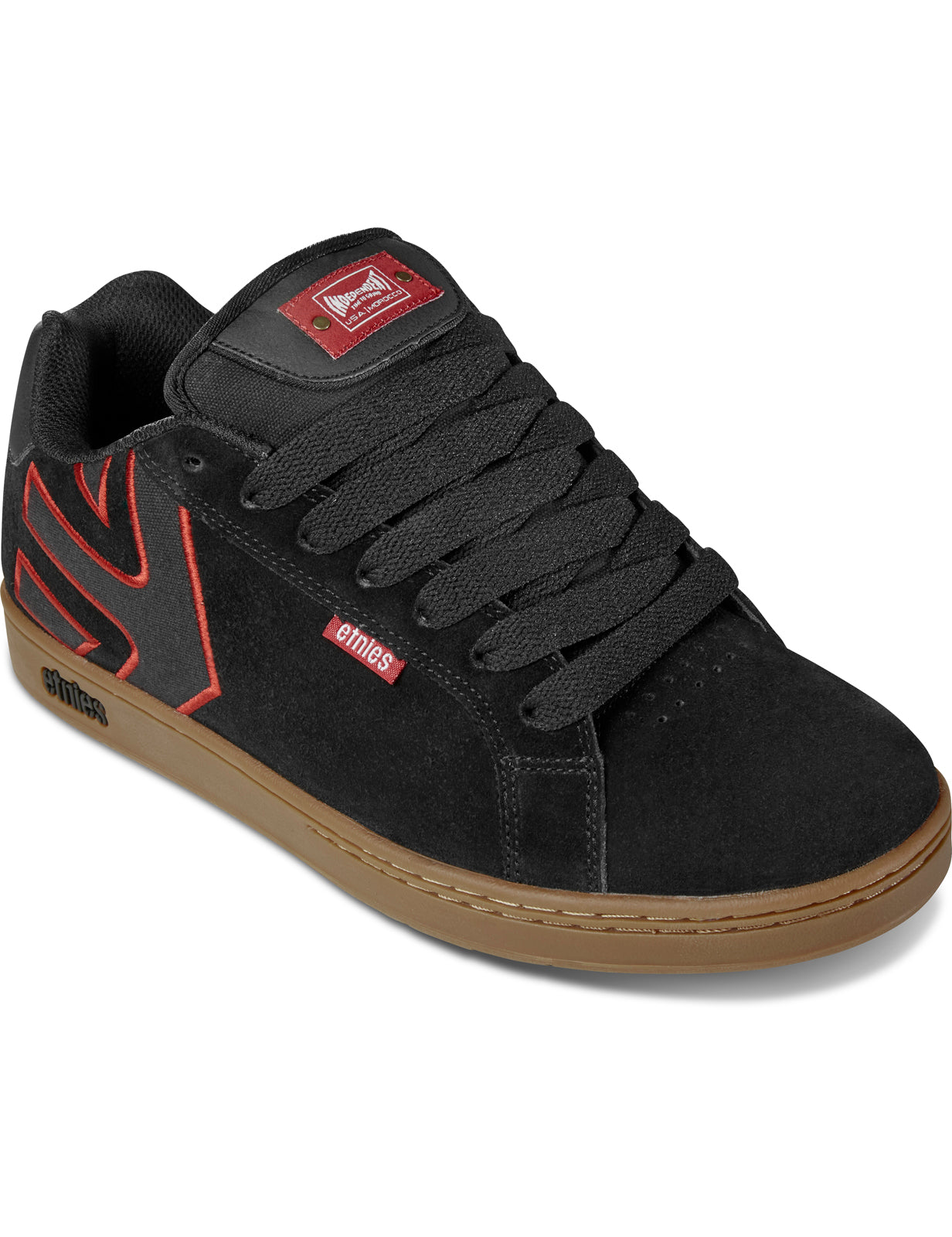 Etnies Fader Independent Trainers in Black/Gum