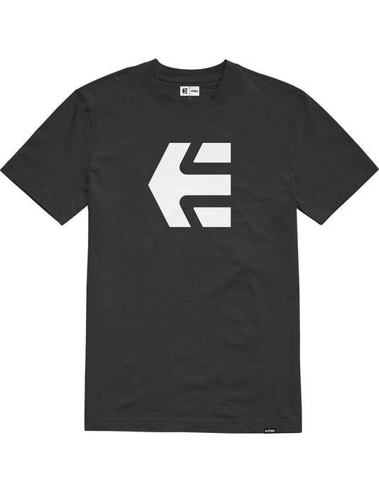 Etnies Icon Short Sleeve T-Shirt in Black/White