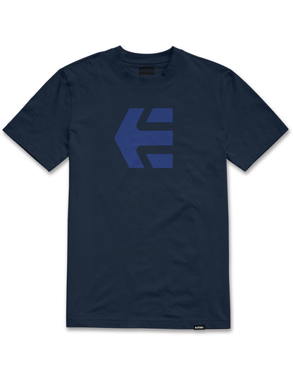 Etnies Icon Short Sleeve T-Shirt in Navy/Blue