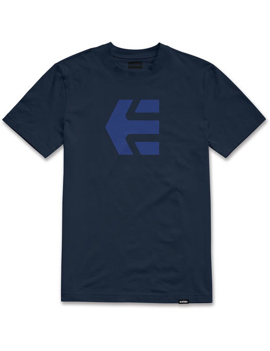 Etnies Icon Short Sleeve T-Shirt in Navy/Blue