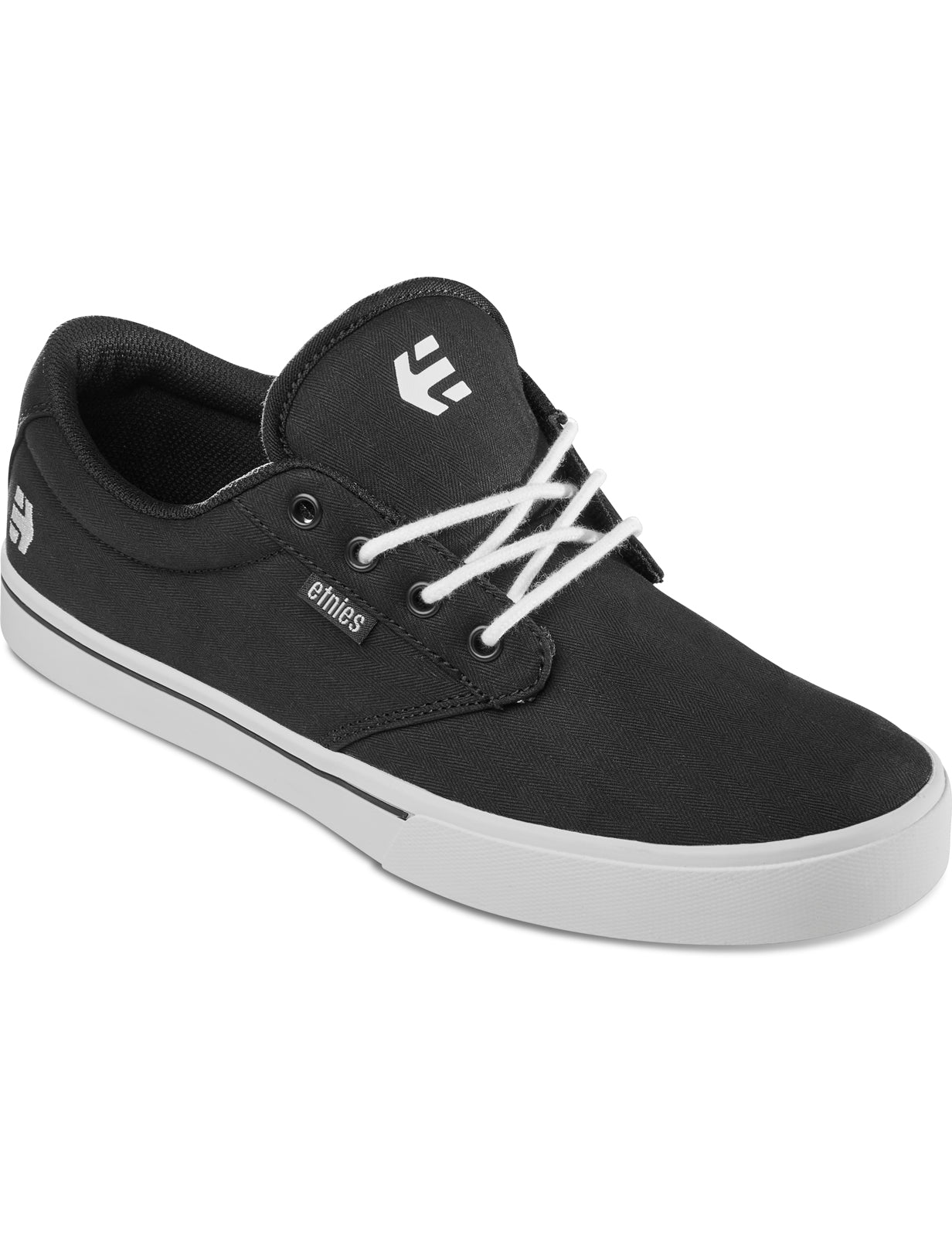 Etnies Jameson 2 Eco Trainers in Black/White/White