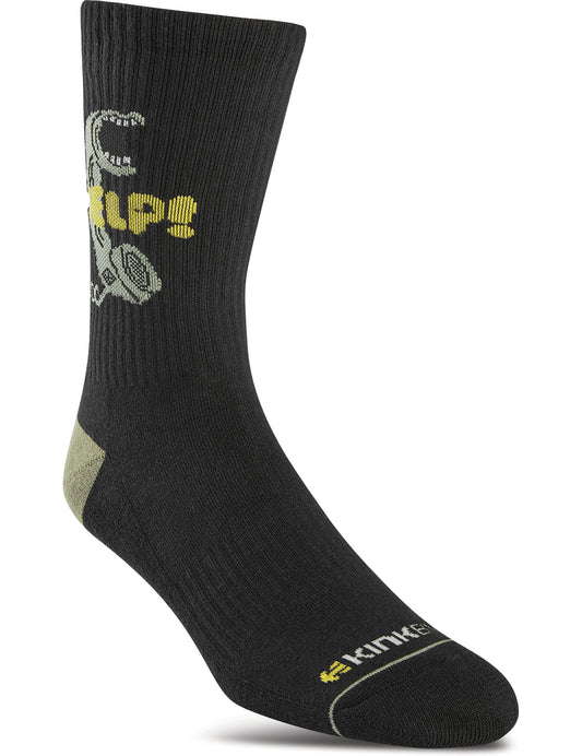 Etnies Kink Kink BMX Crew Socks in Black