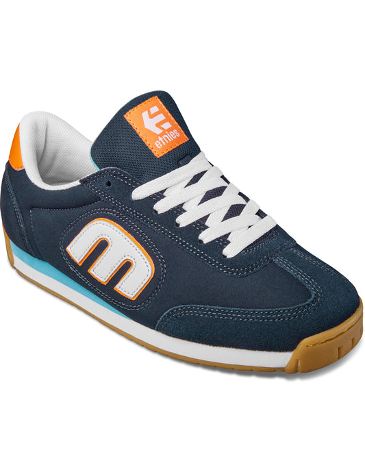 Etnies Lo-Cut II LS Trainers in Navy/Orange/White