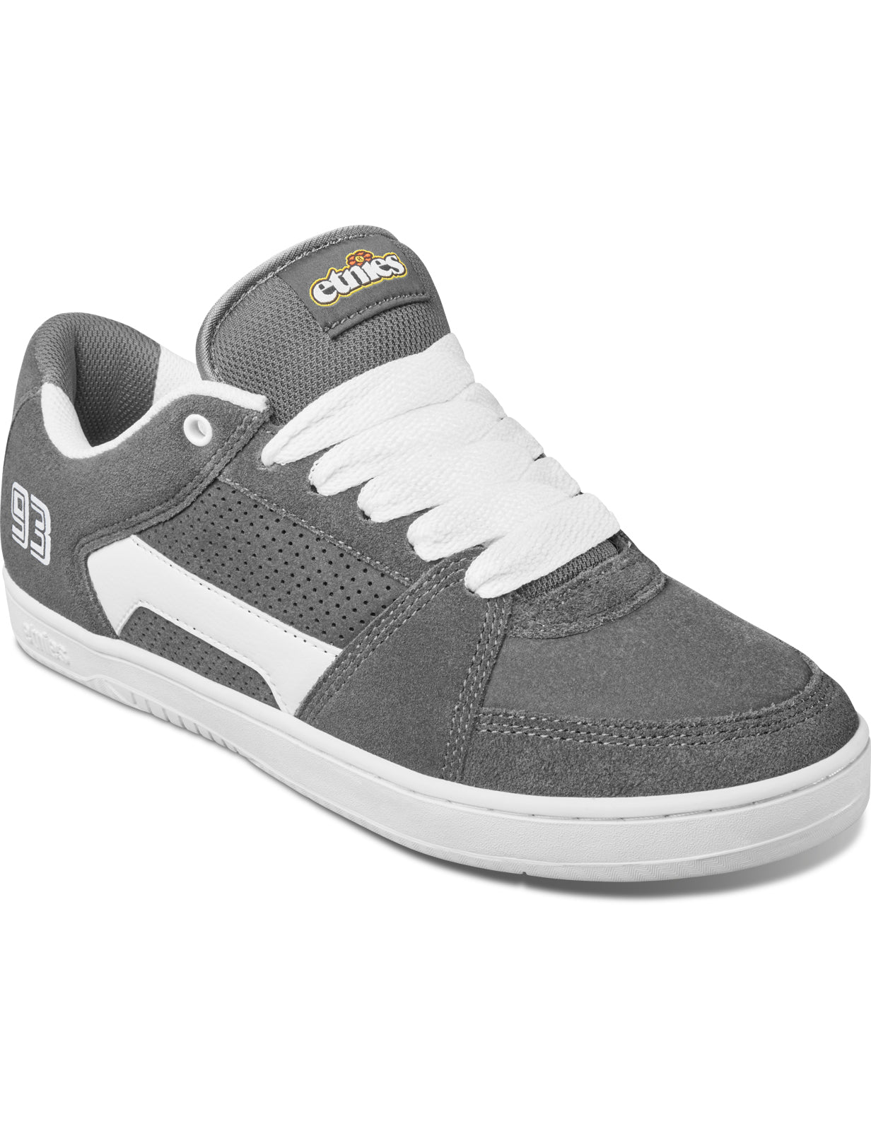 Etnies MC Rap Lo Trainers in Grey/White