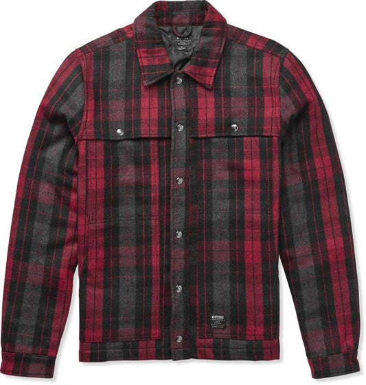 Etnies Nantan Wool Jacket in Red/Black