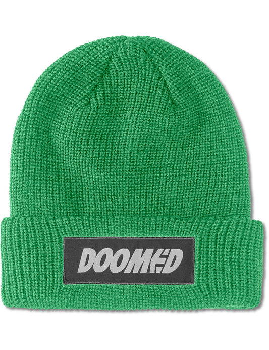 Etnies Patched Doomed Beanie in Lime