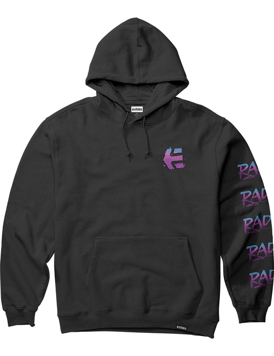 Etnies Walltap Rad Movie Pullover Hoody in Black