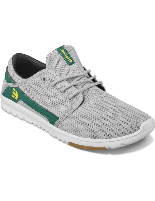 Etnies Scout Trainers in Light Grey/Yellow