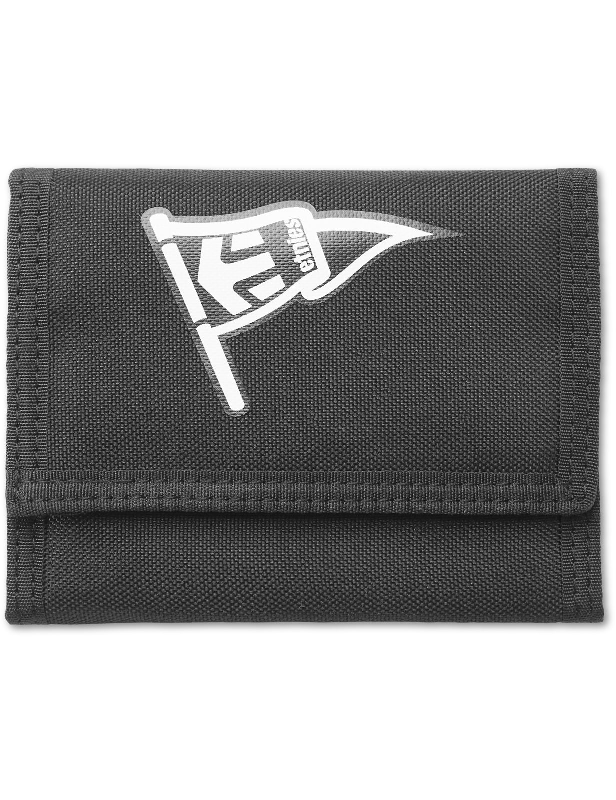 Etnies Stacks Polyester Wallet in Black/Black/White