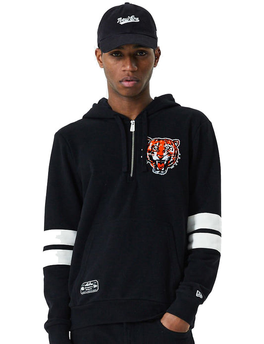 New Era Detroit Tigers MLB Cooperstown Pullover Hoody in Black