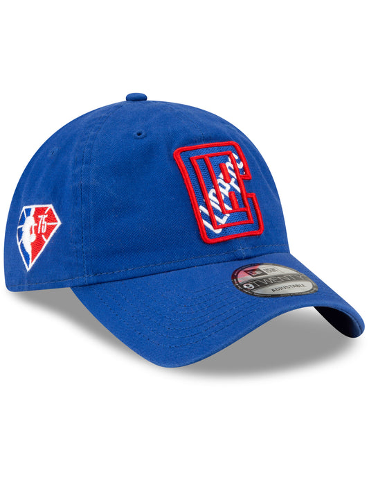 New Era Los Angeles Clippers NBA Draft 9TWENTY Curved Peak Cap in Offical Team Colour