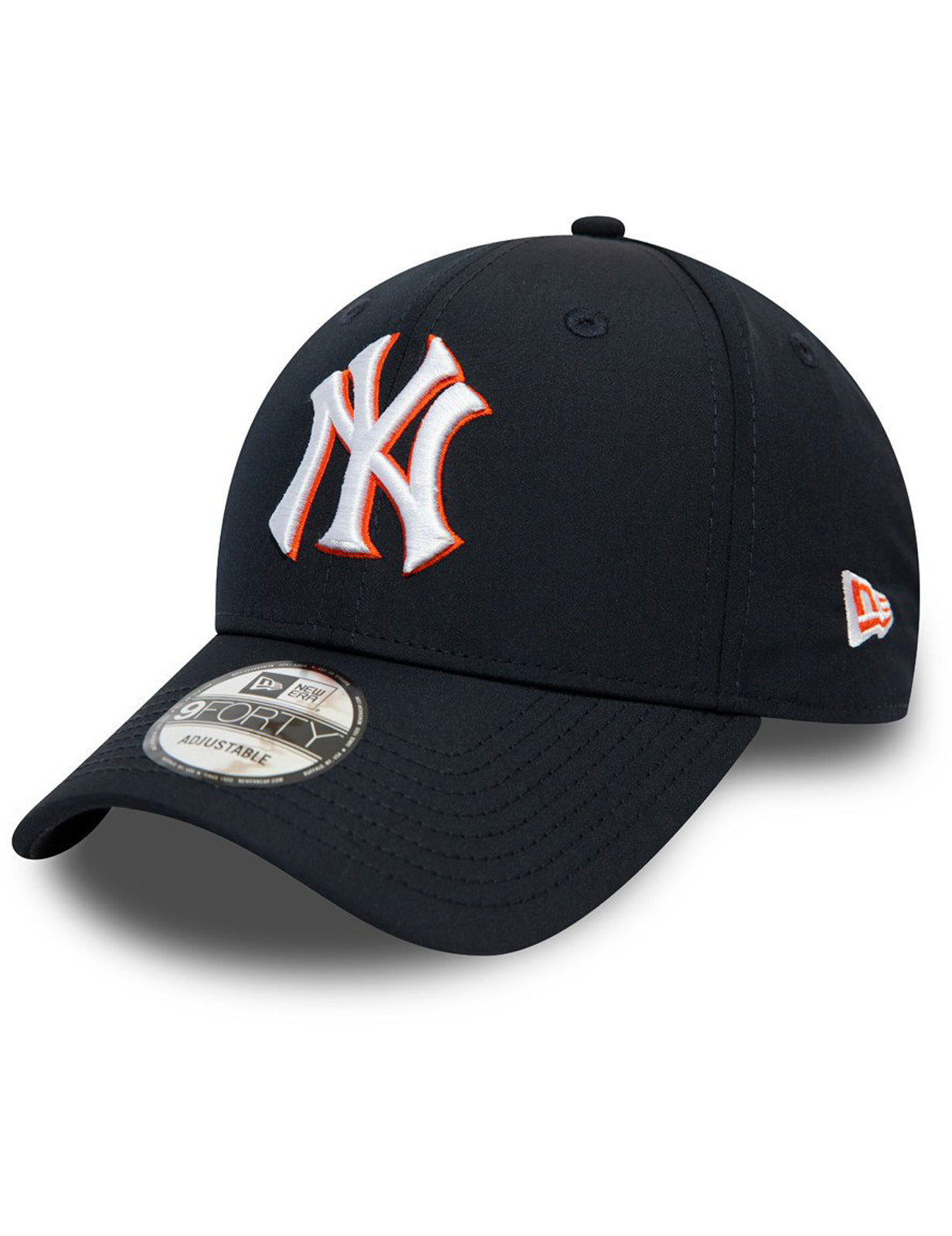 New Era New York Yankees MLB Korean Curved Peak Cap in Navy