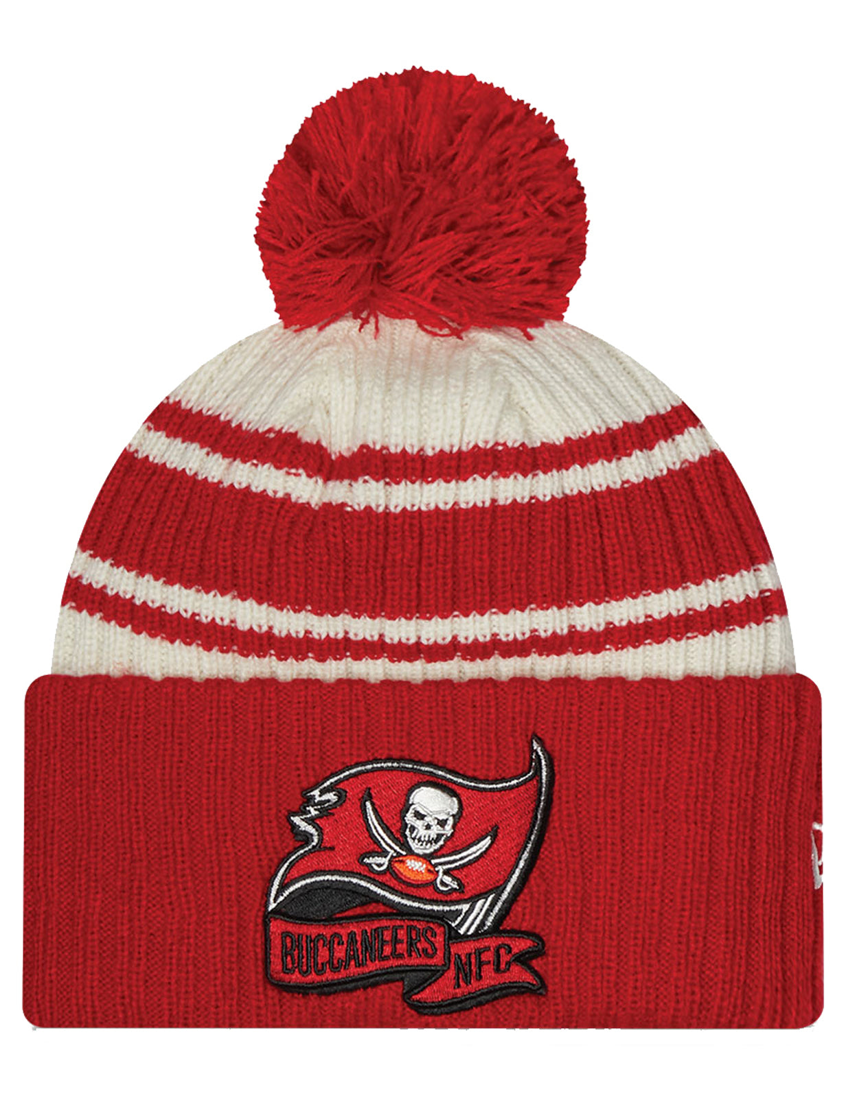 New Era Tampa Bay Buccaneers NFL Sideline Sport Knit Bobble Hat