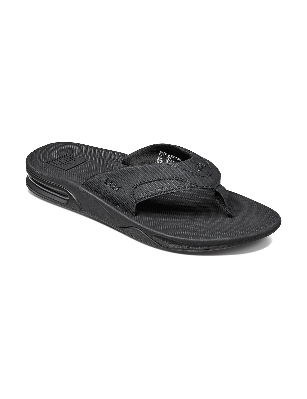 Reef Fanning Sandals in All Black