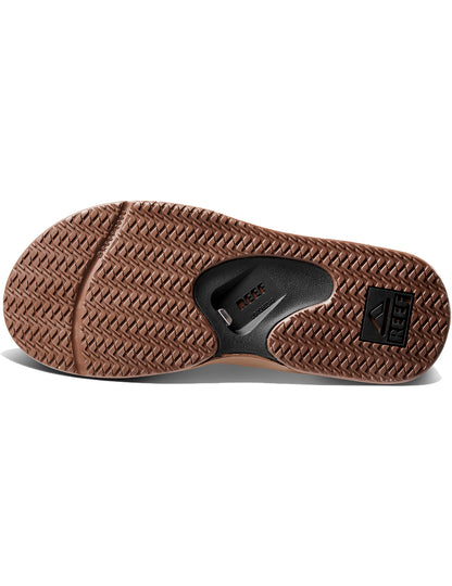 Reef Fanning Sandals in Black And Tan