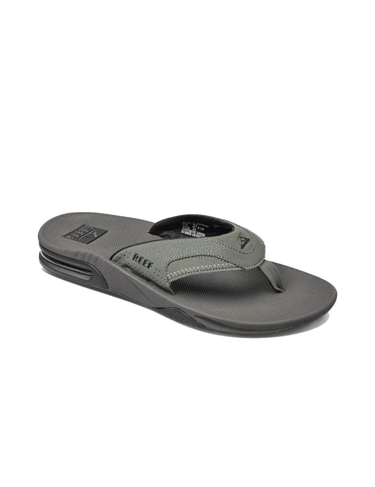 Reef Fanning Sandals in Grey/Black