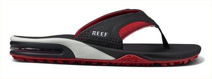 Reef Fanning Pregame Sandals in Black/Red
