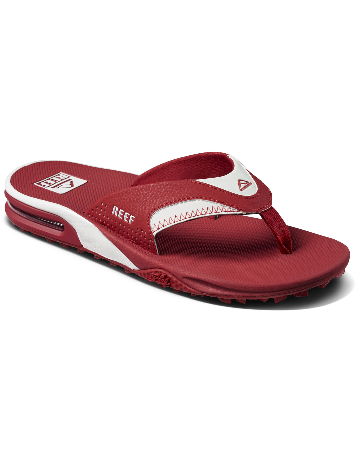 Reef Fanning Pregame Sandals in Crimson/White