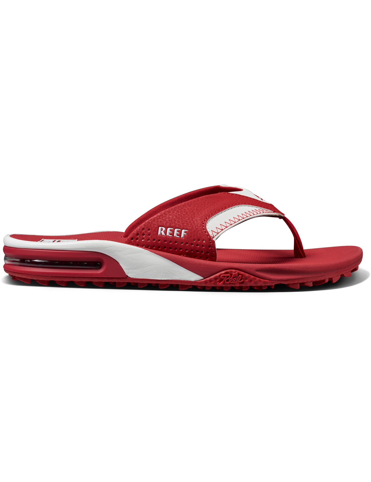 Reef Fanning Pregame Sandals in Crimson/White