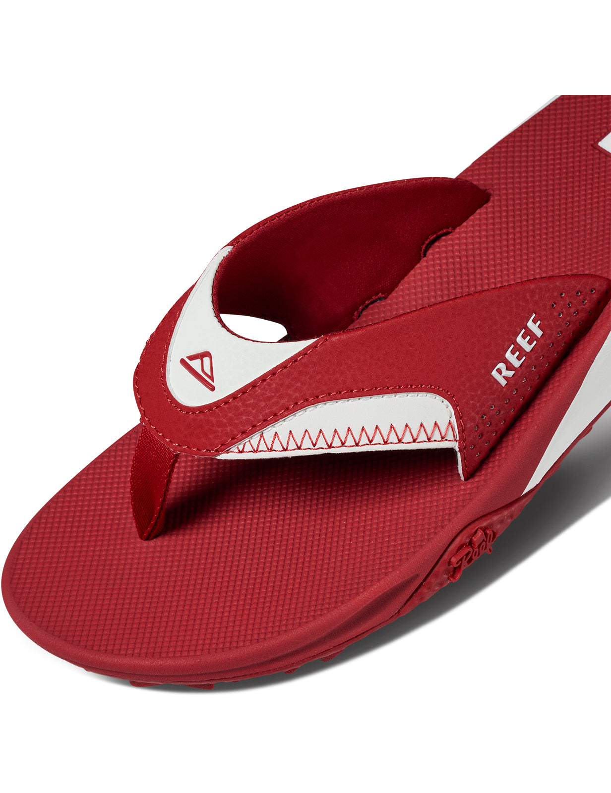 Reef Fanning Pregame Sandals in Crimson/White