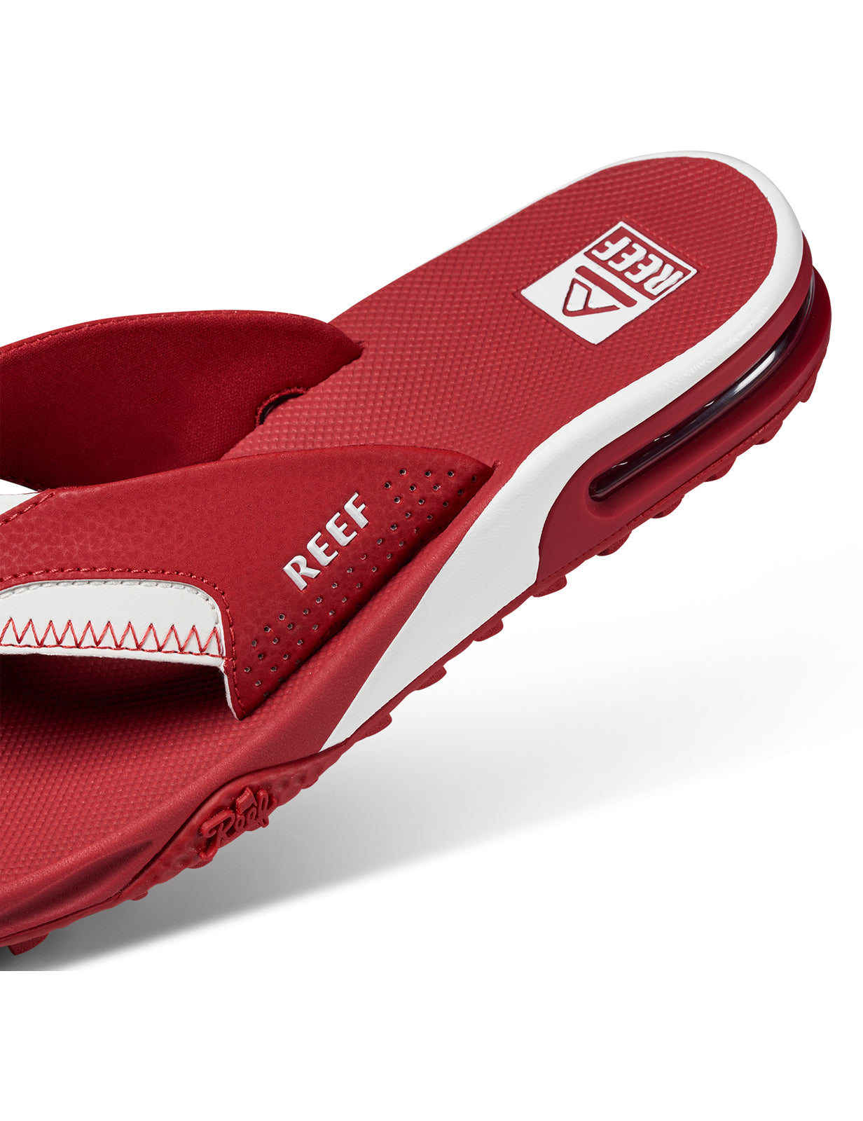 Reef Fanning Pregame Sandals in Crimson/White