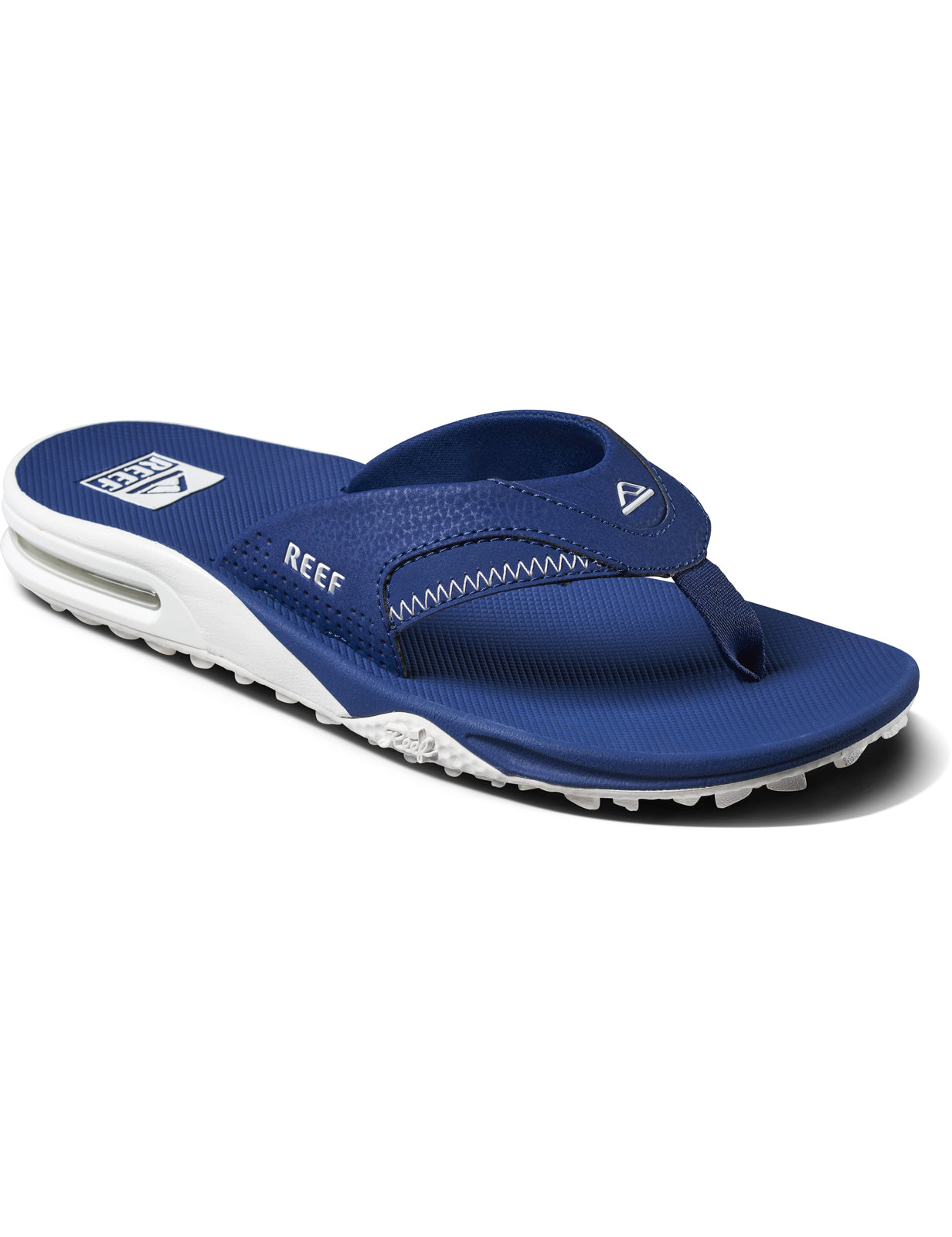 Reef Fanning Pregame Sandals in Navy/White