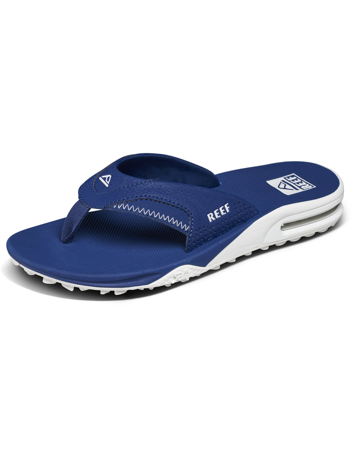 Reef Fanning Pregame Sandals in Navy/White