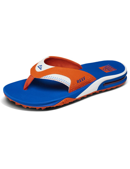 Reef Fanning Pregame Sandals in Orange/Blue
