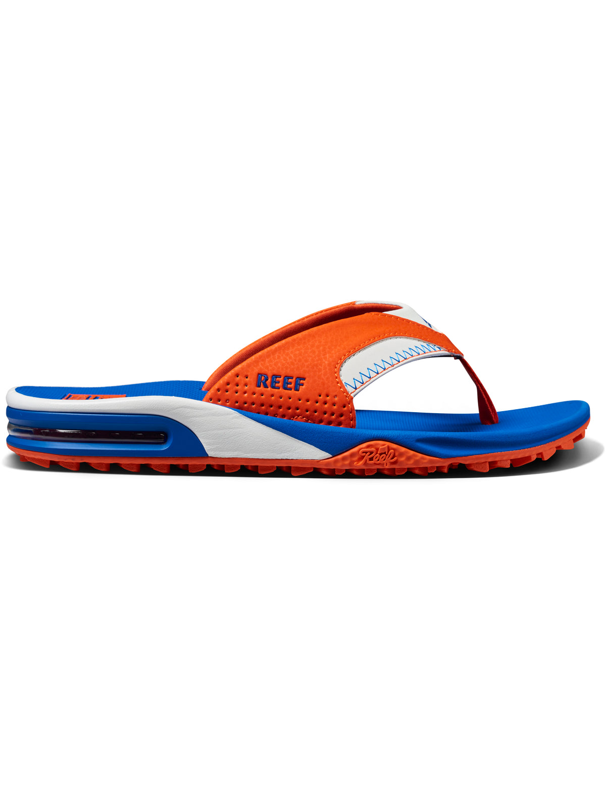 Reef Fanning Pregame Sandals in Orange/Blue