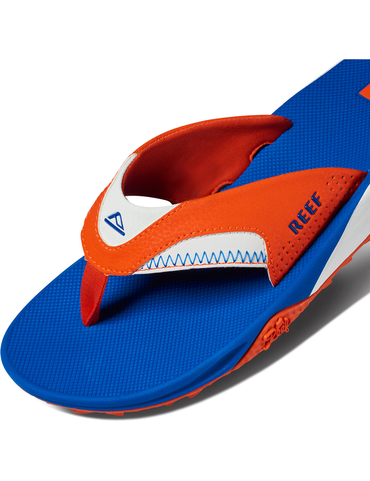 Reef Fanning Pregame Sandals in Orange/Blue