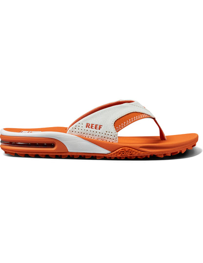 Reef Fanning Pregame Sandals in White/Orange