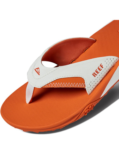 Reef Fanning Pregame Sandals in White/Orange