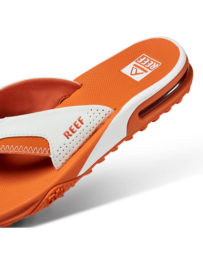 Reef Fanning Pregame Sandals in White/Orange