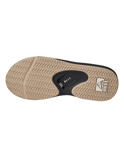 Reef Fanning Sandals in Fossil/Raven