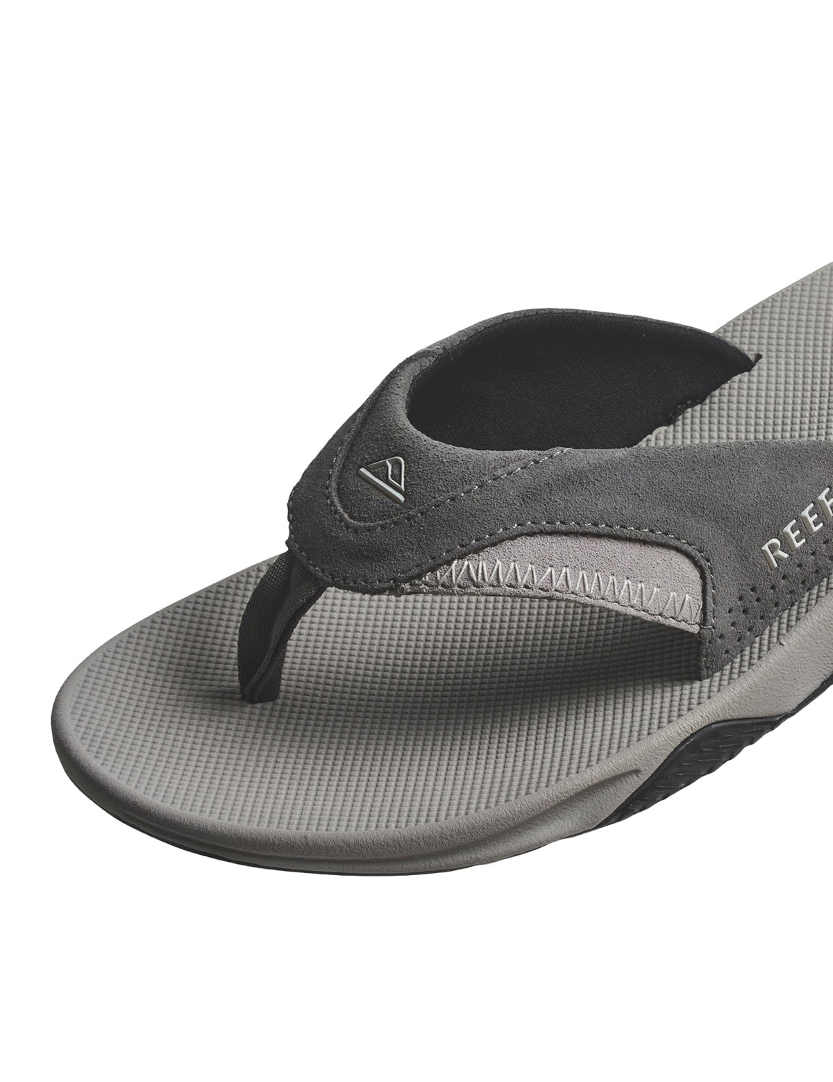 Reef Fanning Sandals in Grey Suede
