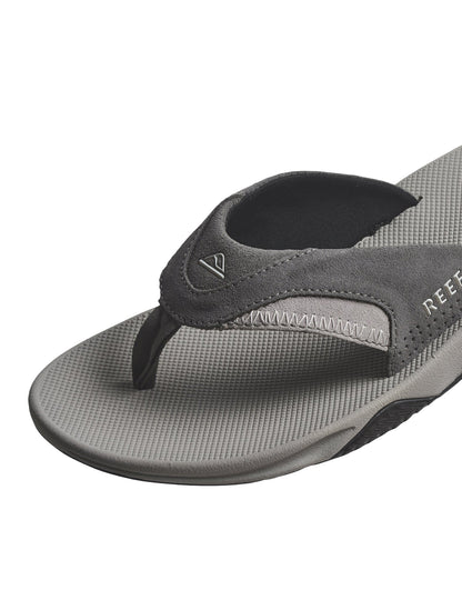 Reef Fanning Sandals in Grey Suede