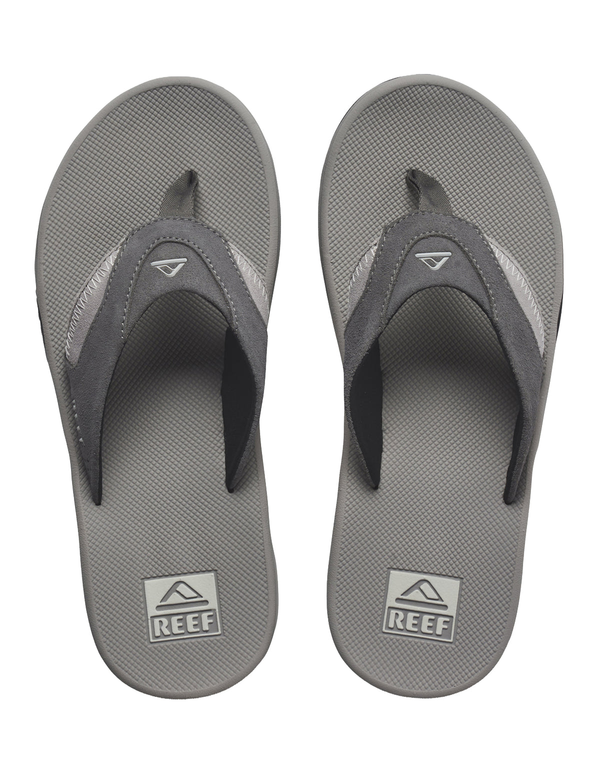 Reef Fanning Sandals in Grey Suede