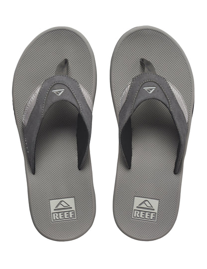 Reef Fanning Sandals in Grey Suede
