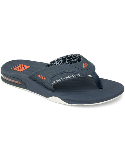 Reef Fanning Sandals in Navy/Orange Tropic