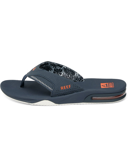 Reef Fanning Sandals in Navy/Orange Tropic