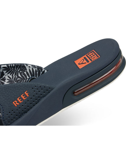Reef Fanning Sandals in Navy/Orange Tropic