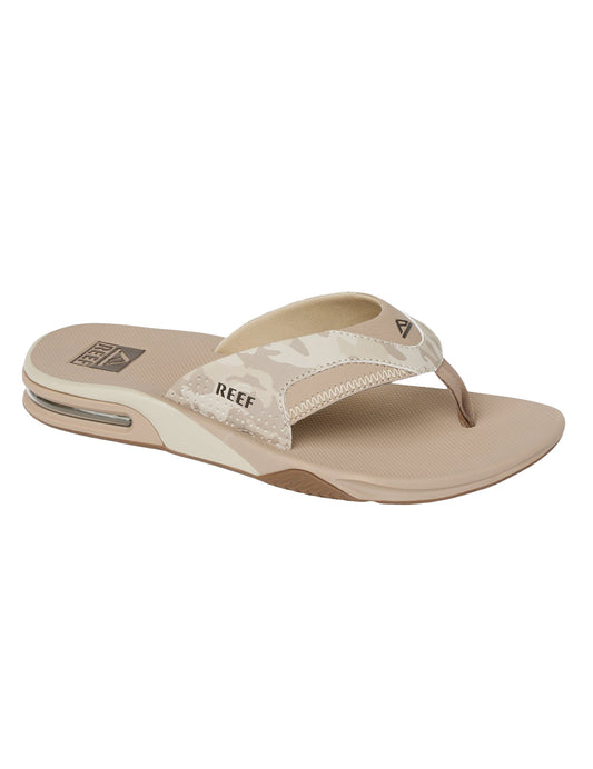 Reef Fanning Sandals in Sand Camo