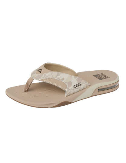 Reef Fanning Sandals in Sand Camo