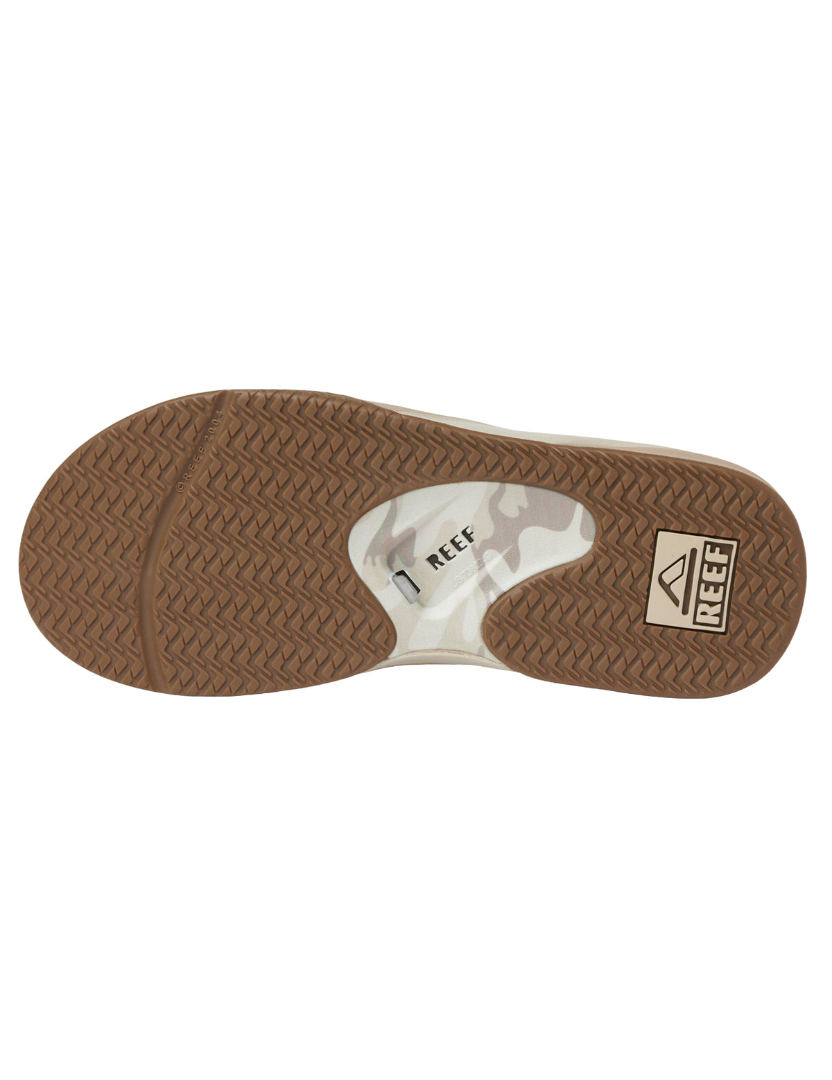Reef Fanning Sandals in Sand Camo