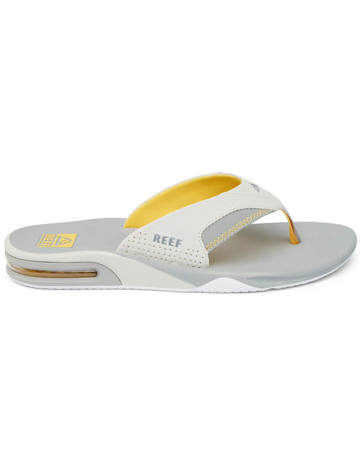 Reef Fanning Sandals in Yellow/Grey/Grey